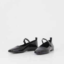 VAGABOND SHOEMAKERS VAGABOND DELIA MJ FLATS - BLACK PATENT