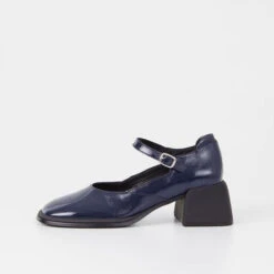 VAGABOND SHOEMAKERS VAGABOND ANSIE MJ PATENT LEATHER DARK BLUE