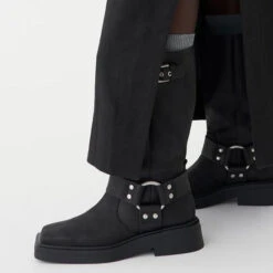 VAGABOND SHOEMAKERS VAGABOND EYRA MOTO BOOT BLACK