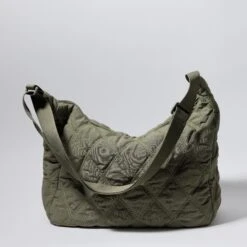 QUILTED CRESCENT-OLIVE